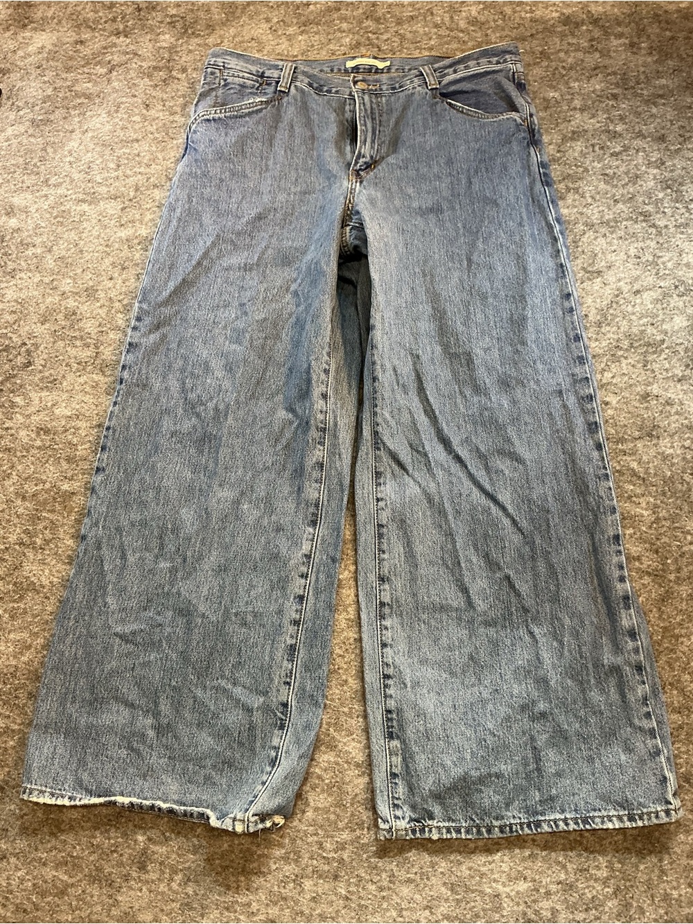 Levi’s ‘94 Baggy Wide Leg Wide Leg Women's Jeans in Light Blue Denim Size 32